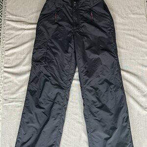 Obermeyer Black Snow Pants – Men’s Medium – Insulated for Snowboarding & Skiing